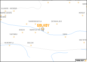 map of Gölköy