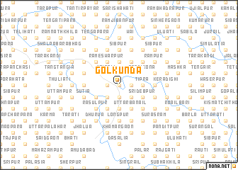 map of Golkunda