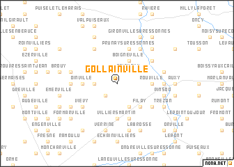 map of Gollainville