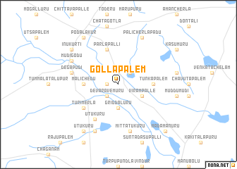 map of Gollapālem