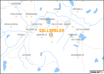 map of Gollapālem