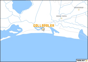 map of Gollapālem