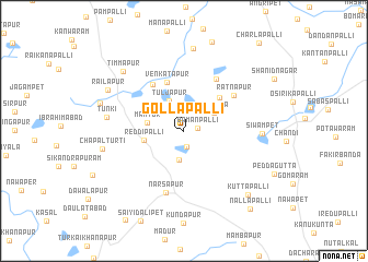 map of Gollapalli