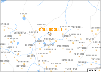 map of Gollapalli