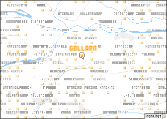 map of Gollarn