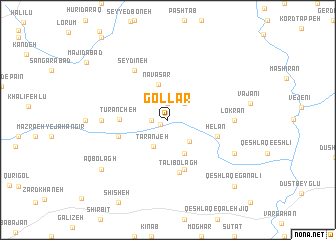 map of Gol Lar