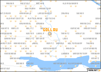 map of Gollau