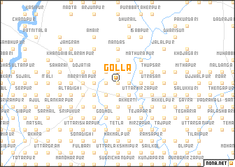 map of Golla