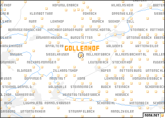 map of Gollenhof