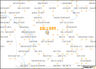 map of Gollern