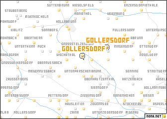 map of Göllersdorf