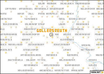map of Göllersreuth