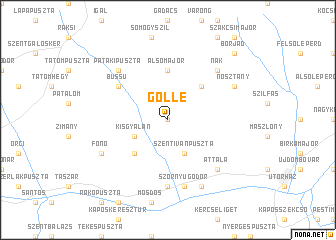 map of Gölle