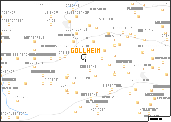 map of Göllheim