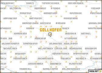 map of Gollhofen