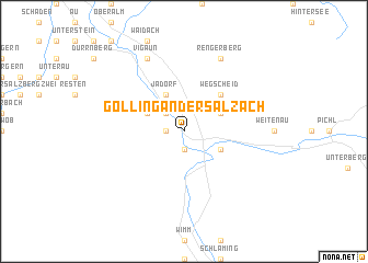 map of Golling an der Salzach