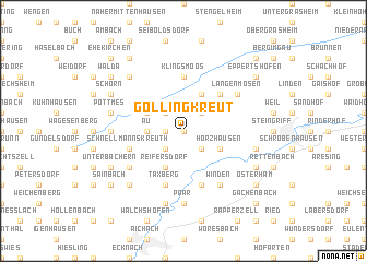 map of Gollingkreut