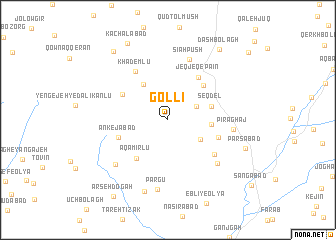 map of Gollī