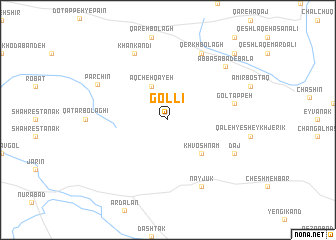 map of Gollī