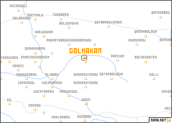 map of Gol Makān