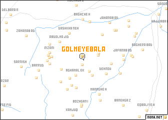 map of Gol Mey-e Bālā