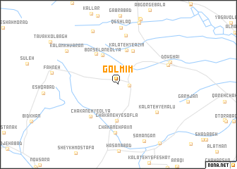 map of Gol Mīm