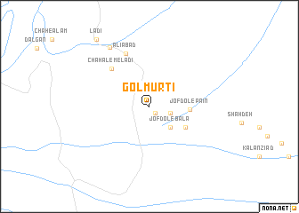 map of Golmūrtī