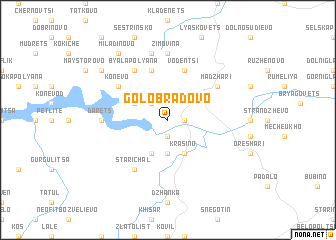 map of Golobradovo