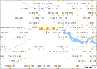 map of Golobrad