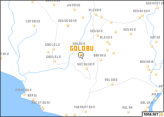 map of Golobu