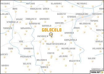 map of Goločelo