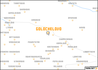 map of Golochëlovo