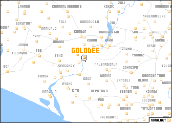 map of Golodee