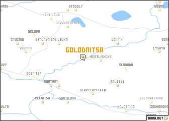 map of Golodnitsa