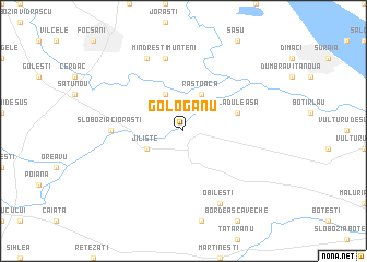 map of Gologanu