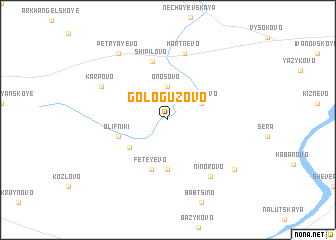 map of Gologuzovo