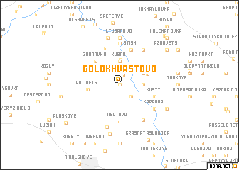 map of Golokhvastovo