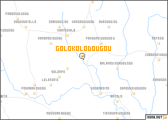 map of Golokolodougou