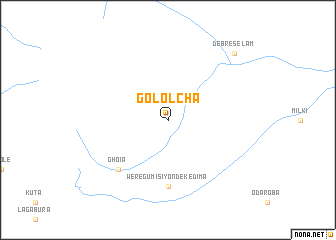 map of Gololcha