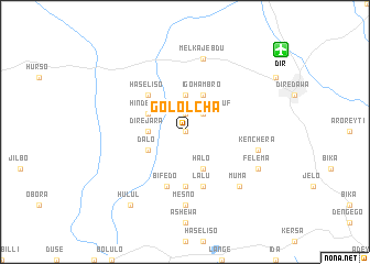 map of Gololcha