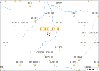 map of Gololcha