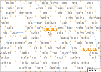 map of Gololē