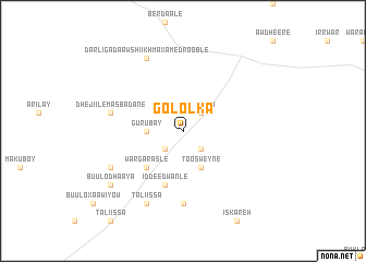map of Gololka