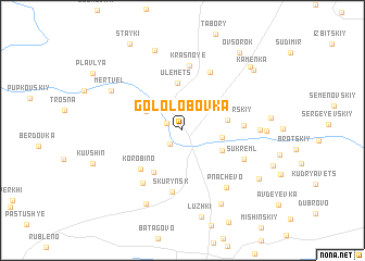 map of Gololobovka