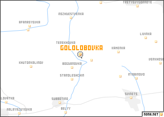 map of Gololobovka