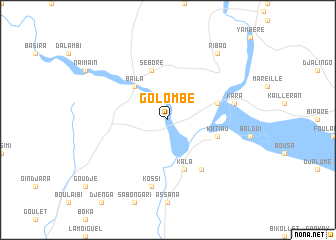 map of Golombé