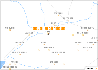 map of Golombi Dan Aoua