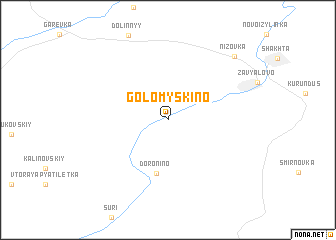map of Golomyskino