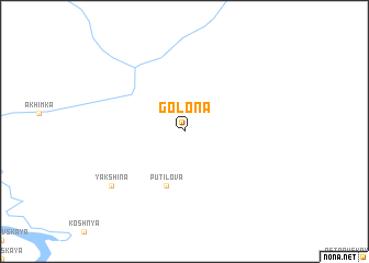 map of Golona