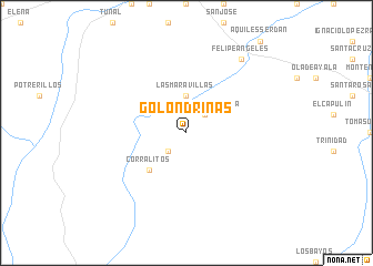 map of Golondrinas